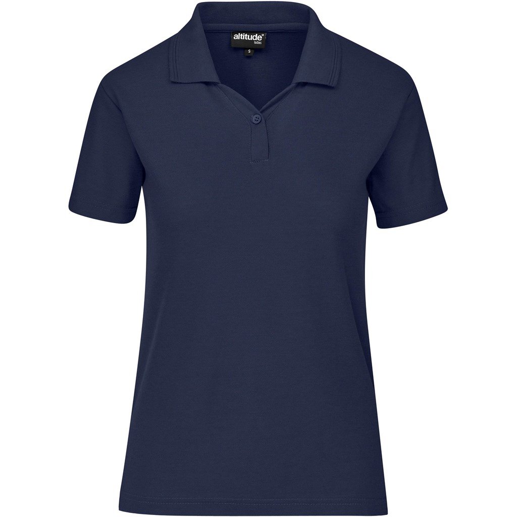 Altitude Basic Pique Golf Shirt - Ladies - navy