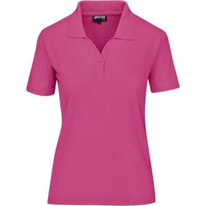 Altitude Basic Pique Golf Shirt - Ladies - pink