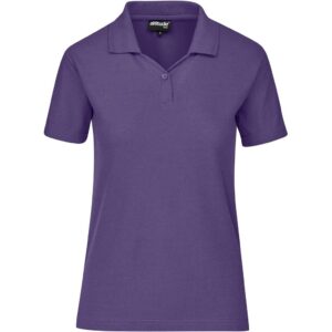 Altitude Basic Pique Golf Shirt - Ladies - purple