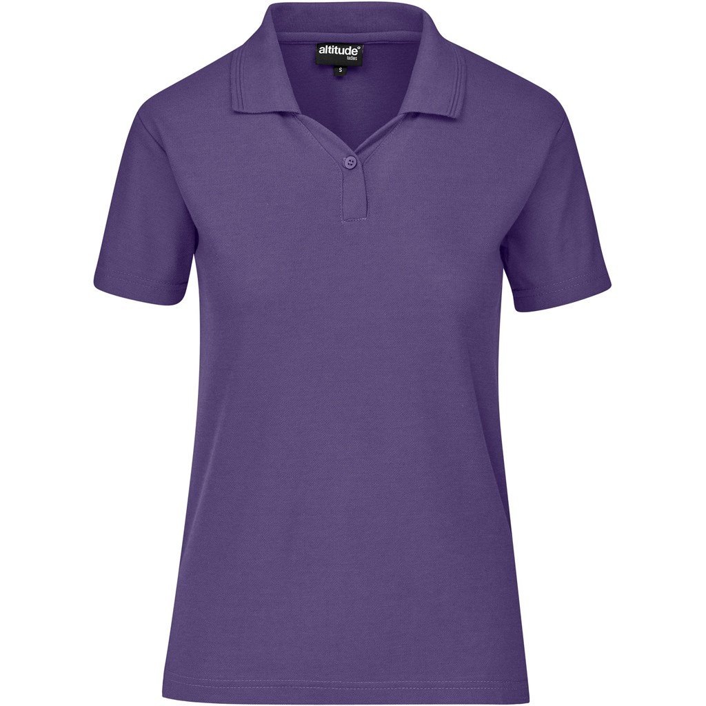 Altitude Basic Pique Golf Shirt - Ladies - purple