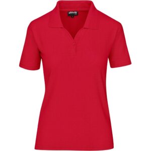 Altitude Basic Pique Golf Shirt - Ladies - red