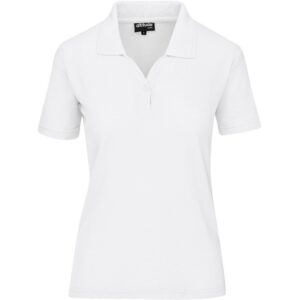 Altitude Basic Pique Golf Shirt - Ladies - white