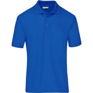 Altitude Basic Pique Golf Shirt - Mens - royal blue