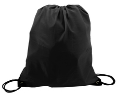 210D Poly String Bag - black (BAG046B)