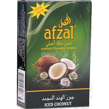 Hubbly Bubbly Afzal Molasses: Iced Coconut (10x50g)