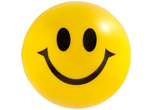 Smile stress ball - yellow