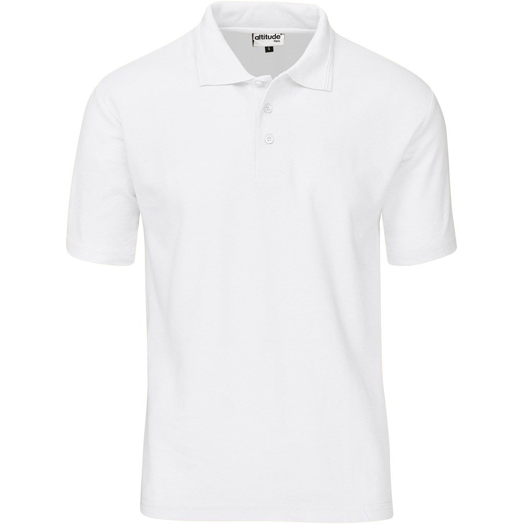 Altitude Basic Pique Kids golfer - white