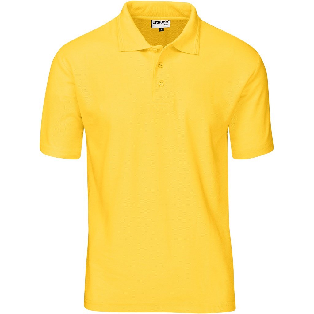 Altitude Basic Pique Kids golfer - yellow