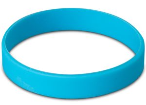 Fitwise Silicone wrist band - aqua