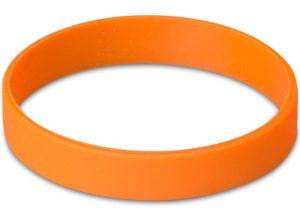 Fitwise Silicone wrist band - orange