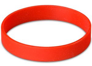 Fitwise Silicone wrist band - red