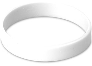Fitwise Silicone wrist band - white