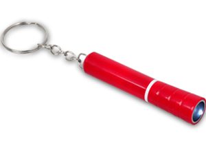 Sputnik LED keyholder - red