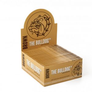 Bulldog Paper Brown King Size Slim Unbleached (1x50) (BDP02)