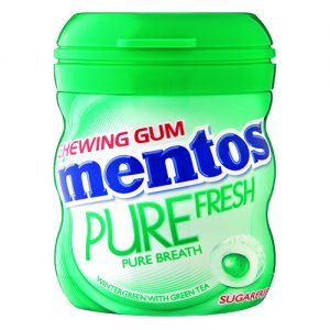 MENTOS Gum Curvey - Wintergreen (1x6)