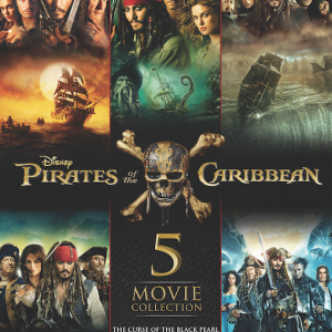 Pirates of the Caribbean 1-5 Movie Collection (DVD)