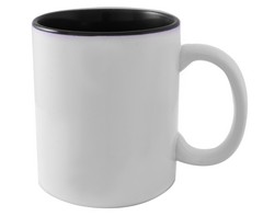Sublimation Inner Colour Mug - black (P2427B)