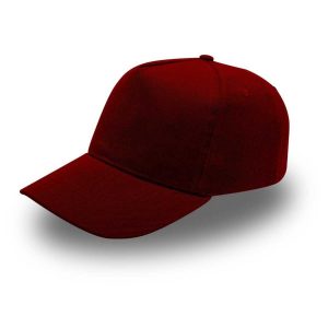 5 Panel Acrylic Cap - burgundy (V5038)
