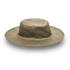 Collapsible Cricketer Hat - khaki (H17002)
