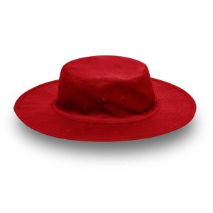 Collapsible Cricketer Hat - red (H17002)