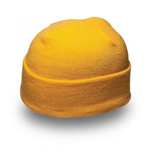 Cuffed Knitted Beanie - yellow (B001)