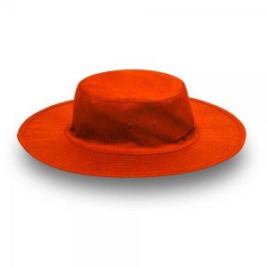Kiddies Collapsible Cricket Hat - orange (K17002)