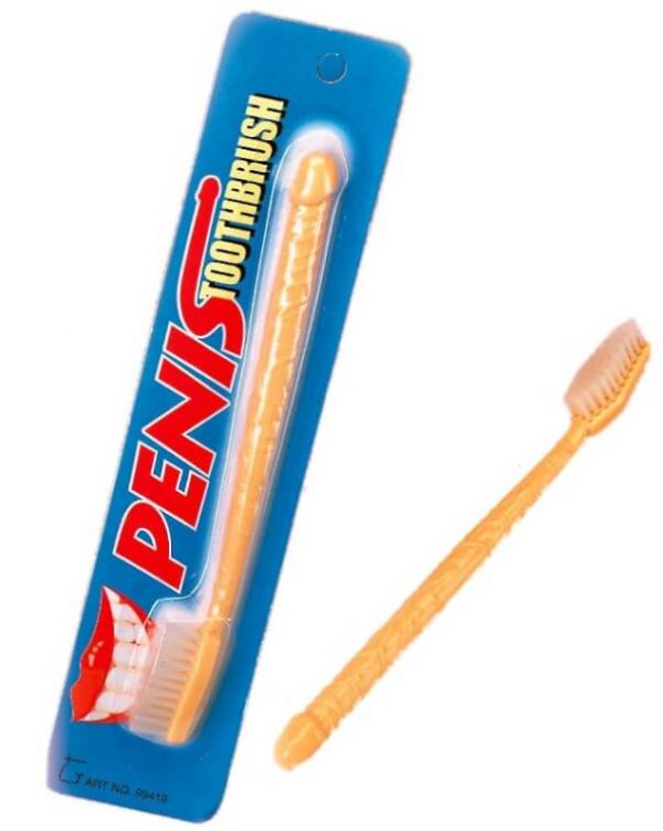 Penis toothbrush