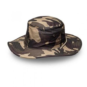 Safari Wide Brim Hat - camo green (S6048)