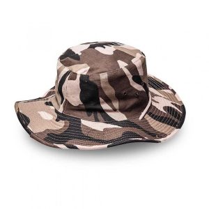 Safari Wide Brim Hat - camo brown (S6048)