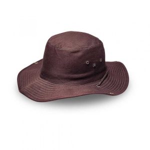 Safari Wide Brim Hat - chocolate (S6048)