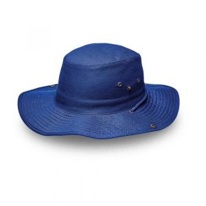 Safari Wide Brim Hat - royal blue (S6048)