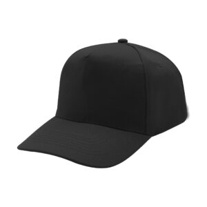 Super 5 Panel Cotton Cap - black (5001)