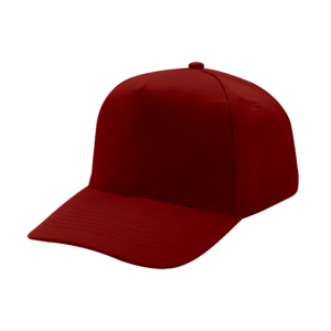 Super 5 Panel Cotton Cap - red (5001)