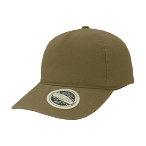 Uflex Vintage 5 Panel Strap-Back Cap - olive (U15511)