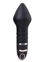 Back Yard probe butt plug - black (4 Inch)