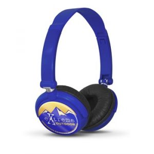 Omega Wired Headphones - blue (Tech-5049)