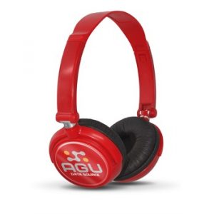 Omega Wired Headphones - red (Tech-5049)