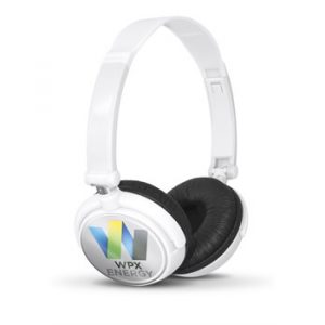 Omega Wired Headphones - white (Tech-5049)
