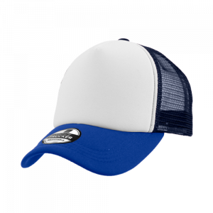 Vintage Trucker Three-Tone Cap - royal/white/navy