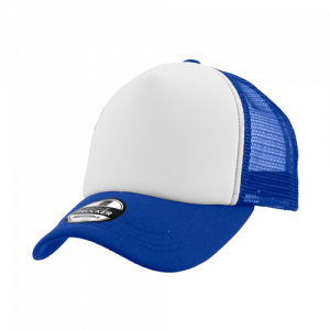 Vintage Trucker Two-Tone Cap - royal/white