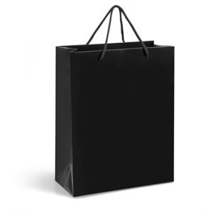Dazzle Midi A4 Gift Bag - black (Giftbag-1005)