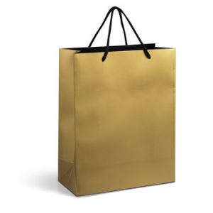 Dazzle Midi A4 Gift Bag - gold (Giftbag-1005)