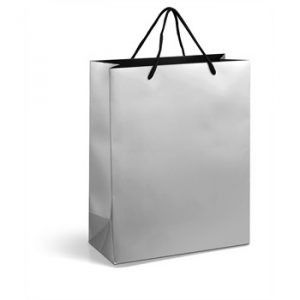Dazzle Midi A4 Gift Bag - silver (Giftbag-1005)
