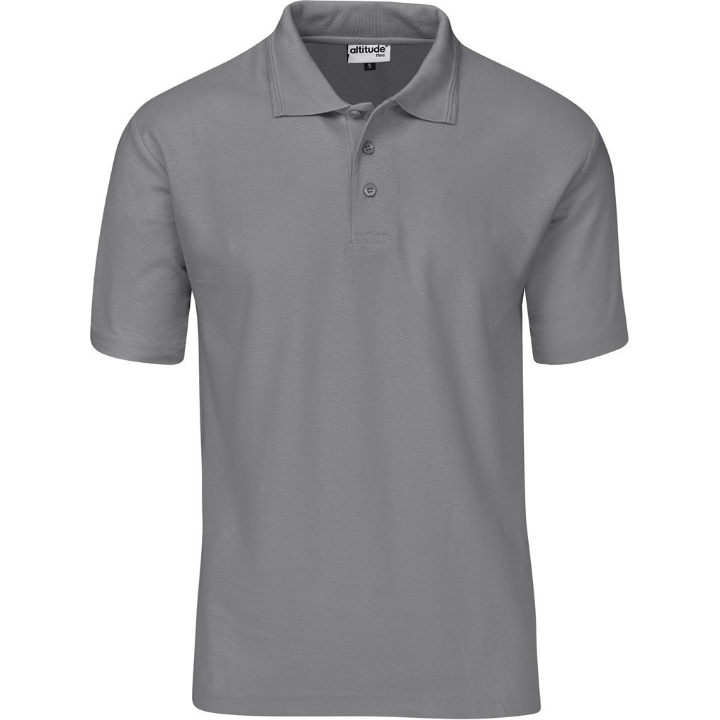 Altitude Basic Pique Kids golfer - grey