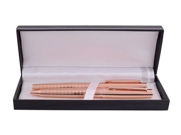 Rhombus Roller and Ball Set  - rosegold (PS078C)
