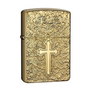 Zorro Lighter: HP Gold Cross and Chain