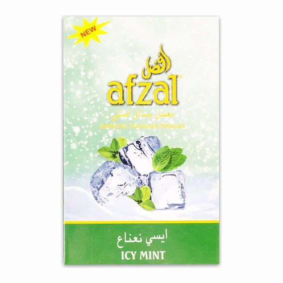 Hubbly Bubbly Afzal Molasses: Icy Mint (10x50g)