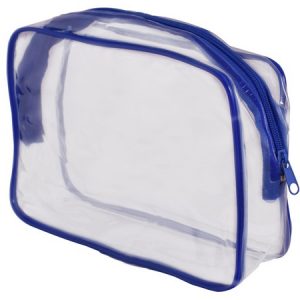 PVC Stationery/Cosmetic Case - blue (ST333E)
