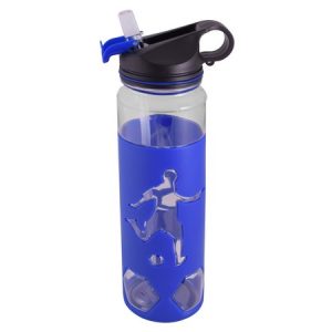 Soccer Water bottle 700ml - blue (P2447E)