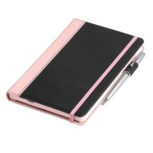A5 Newport Journal - pink/black (J-2113/PNK)